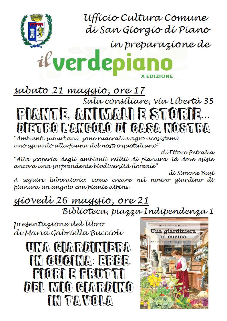 volantino presentazioni verde piano